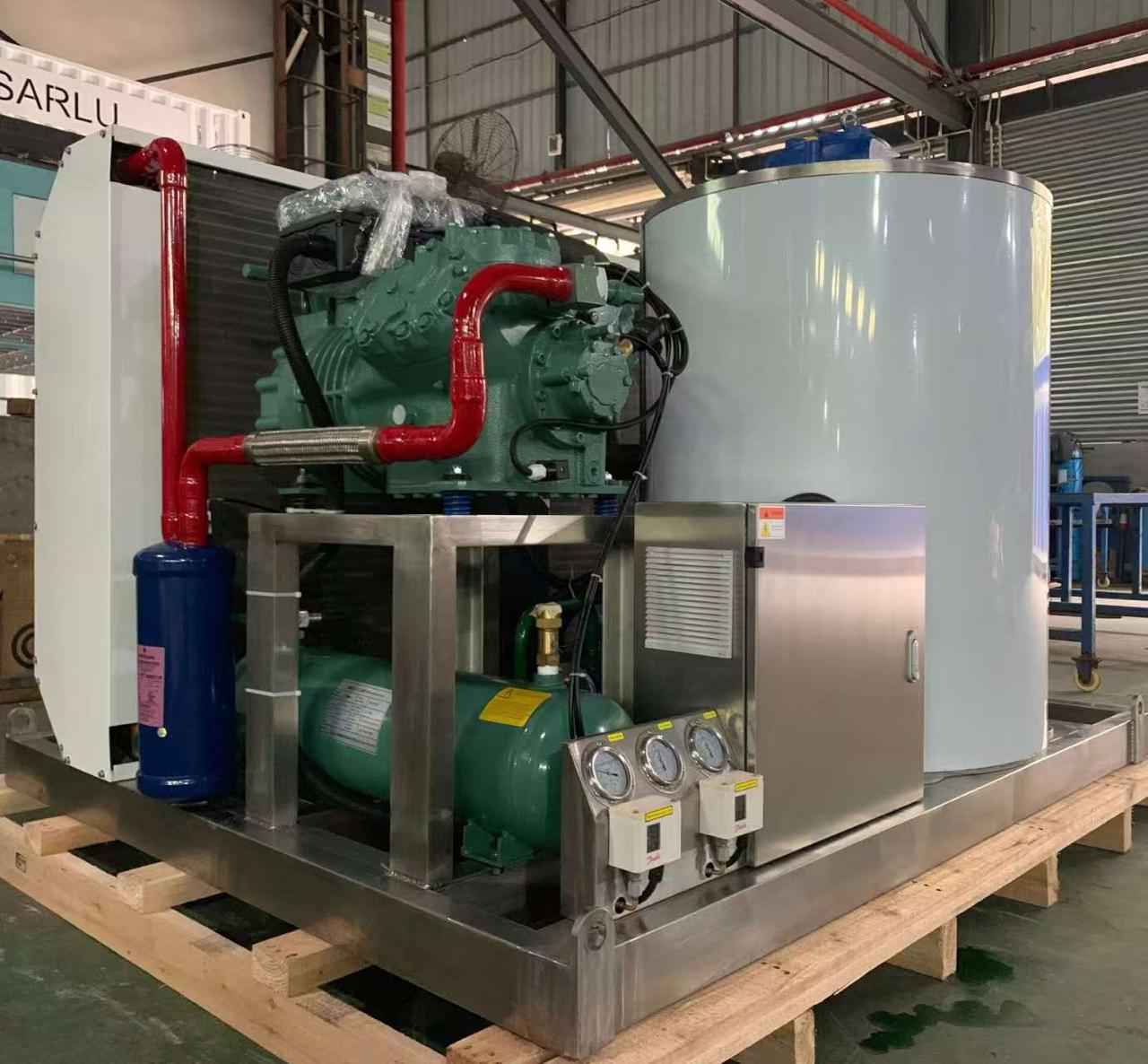 Equipo de hielo en escama