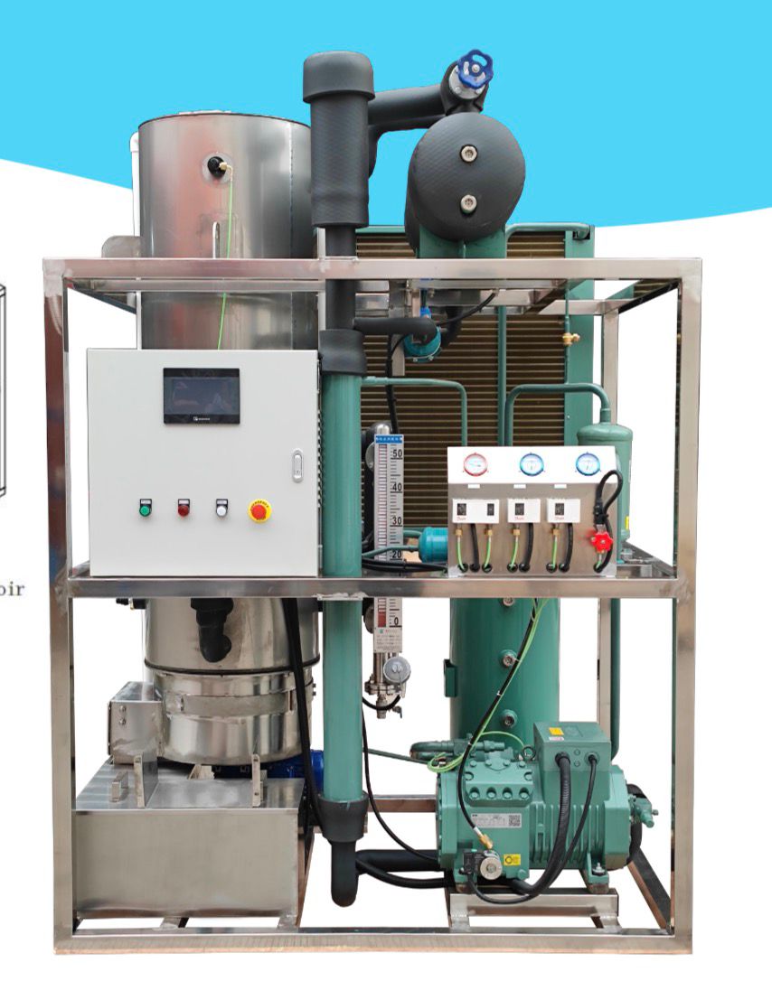 M&aacute;quina de hielo en rolito instalada