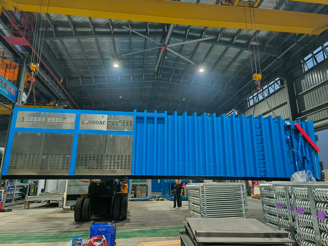 Vacuum Cooling en nave industrial